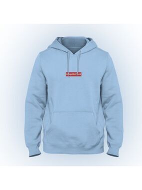 GeorgeNotFound Light Blue Unisex Merch Hoodie by Dream Branding, size S